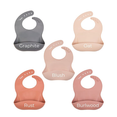 Boo Chew Silicone bibs neutral colours 