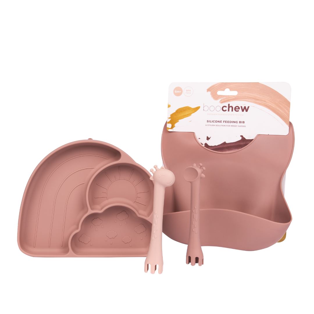 Rainboo Weaning Set <br> Burlwood Boo Chew