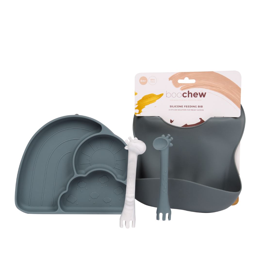 Rainboo Weaning Set <br> Graphite Boo Chew