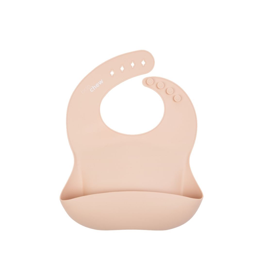 Silicone Bibs <br> Perfectly Imperfect Boo Chew Oat 