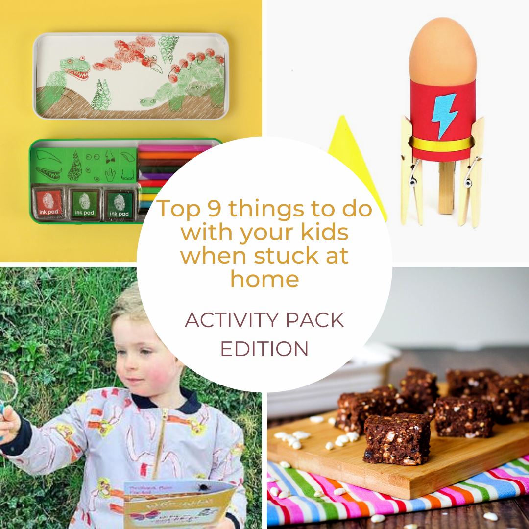 Top 9 things to do with your kids when stuck at home: Activity Pack Edition!