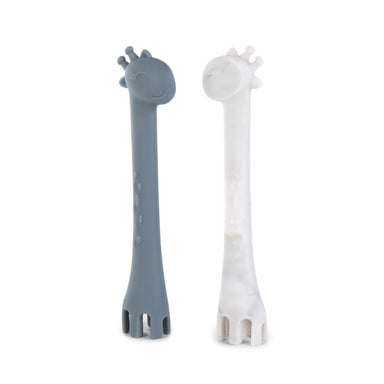 2 in 1 Fork & Spoons <br> Perfectly Imperfect Boo Chew Graphite & Marble 