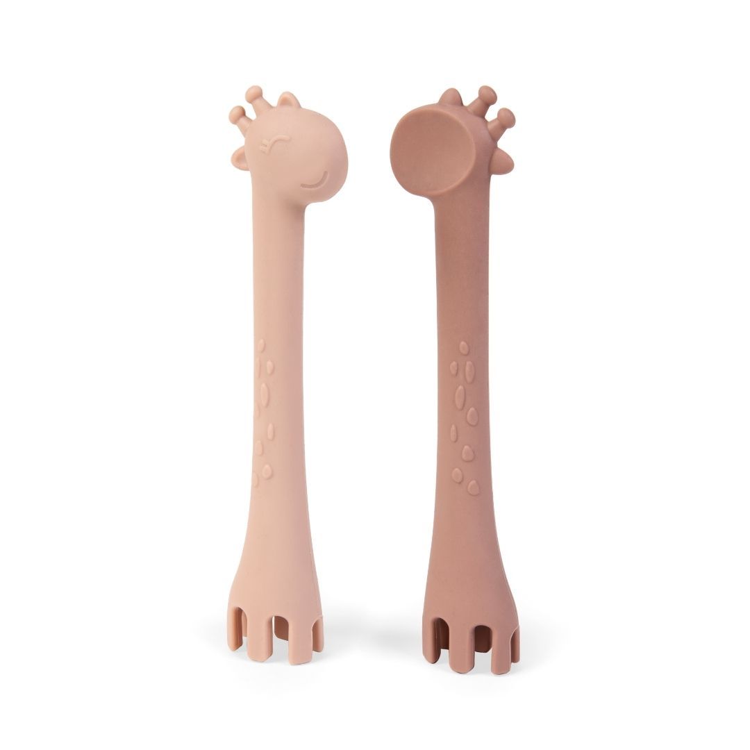 2 in 1 Fork & Spoons <br> Perfectly Imperfect Boo Chew Burlwood & Blush 
