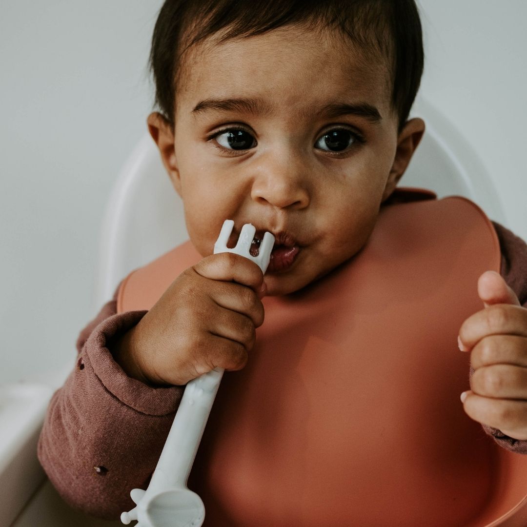 Baby's First Fork Silicone Spoon